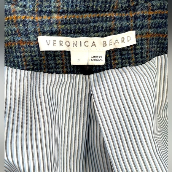 Veronica Beard Yareli Dickey Jacket in Navy Multi - Picture 8 of 10